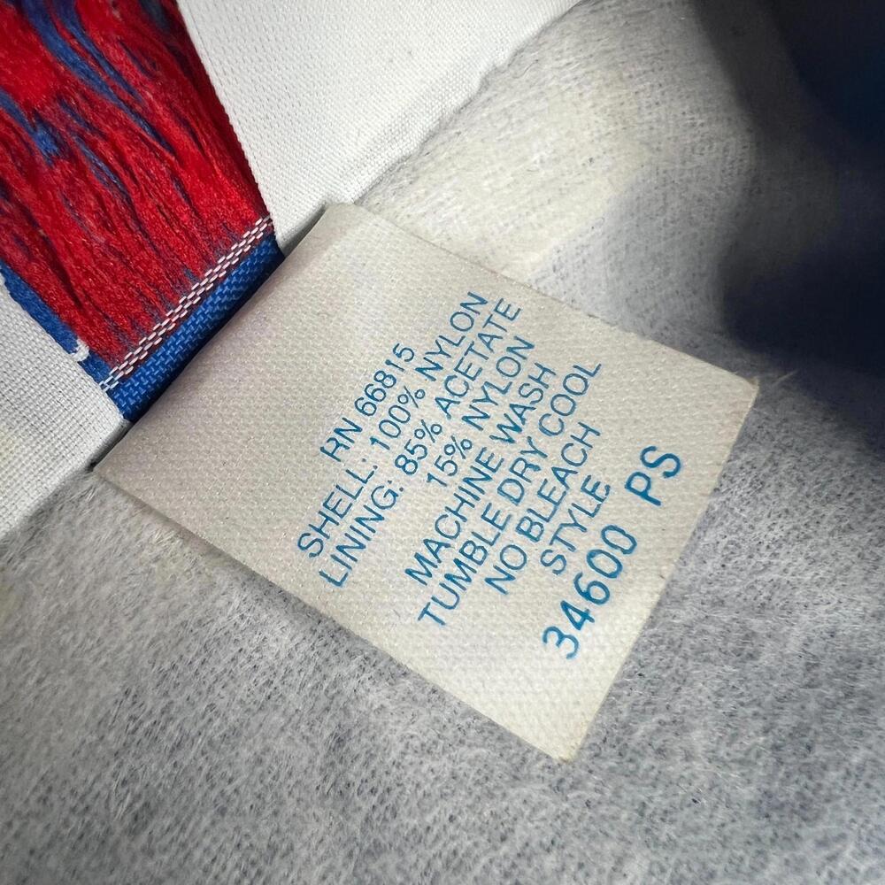 Vintage 80s 90s WestArk Coaches Jacket Blue USA Made Nylon Lined Men’s Small - Picture 5 of 8